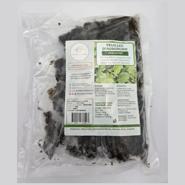 Feuilles d'Aubergine precuites - 250g